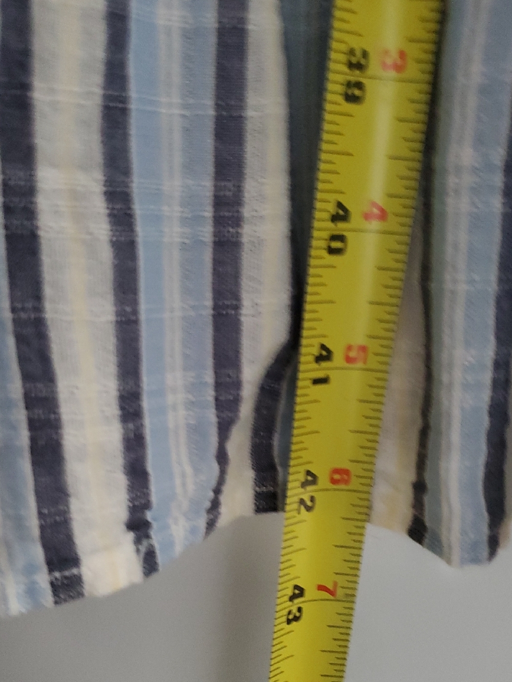 Aerie Striped Blue White Tiered Sundress - Sleeveless Midi Size Lg Cotton Resort - Picture 13 of 14